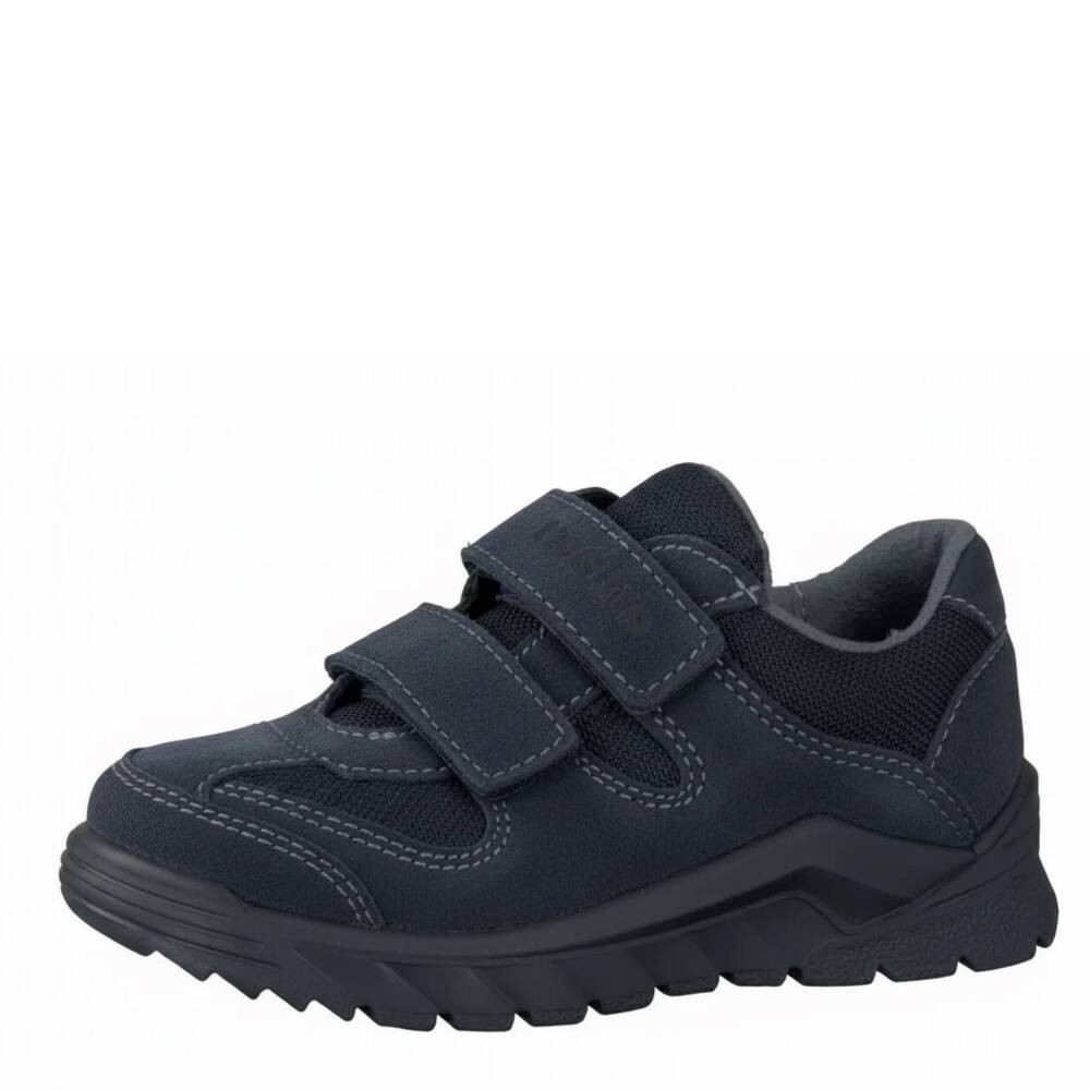 NEW RICOSTA kid's nino nautic nubuck double strap sneaker in blue